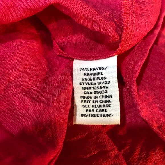 BNWT Women’s Hot Pink Habitat Shacket/Duster - Picture 8 of 8